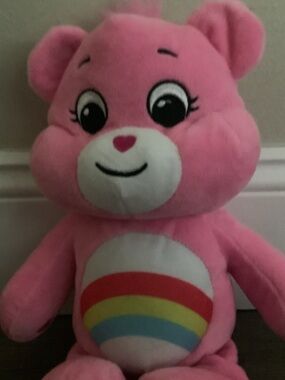 Pink care bear